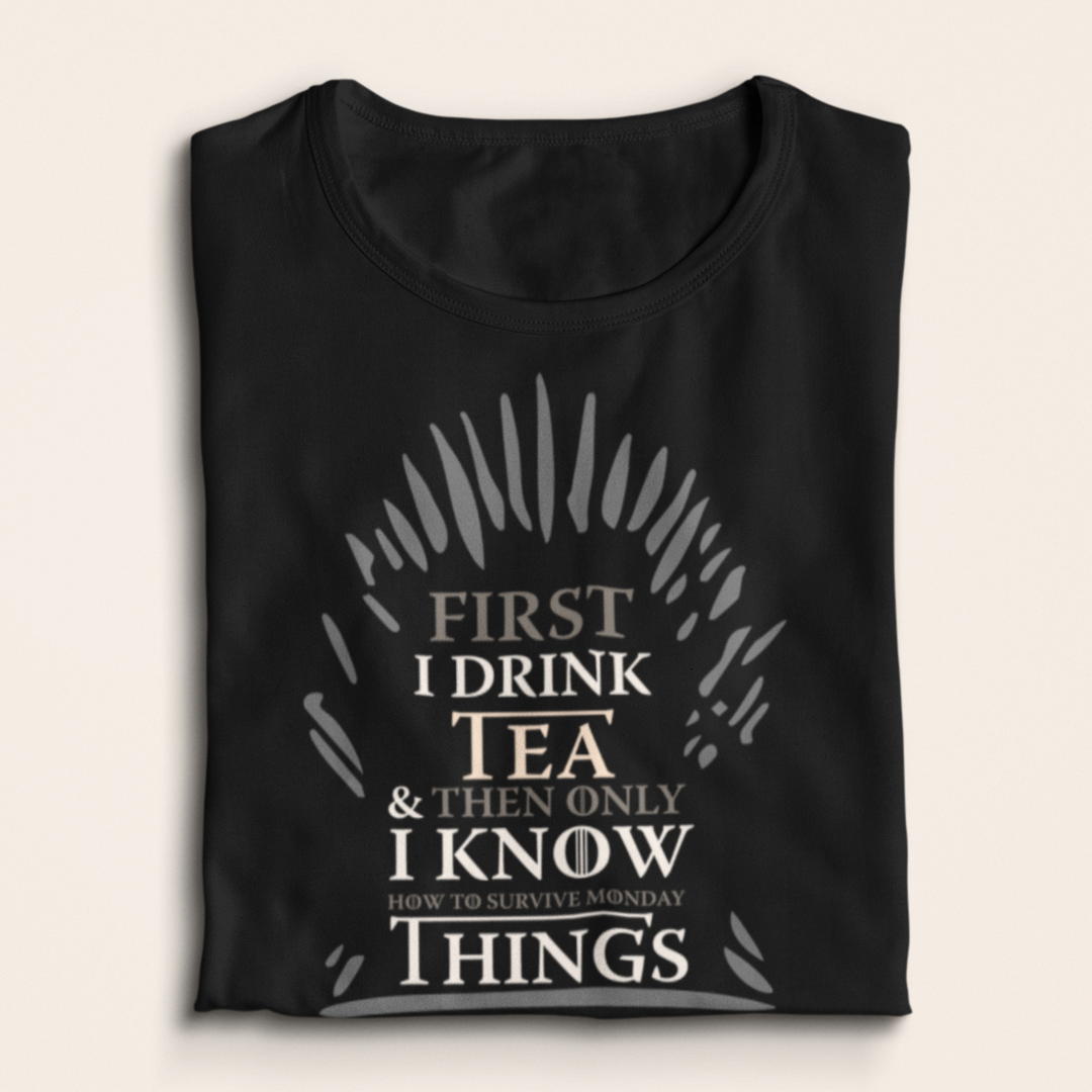 I DRINK TEA - BLACK